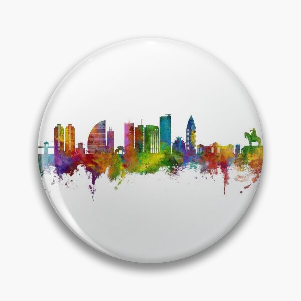 Item preview, Ulaanbaatar Mongolia Skyline designed and sold by ArtPrints.