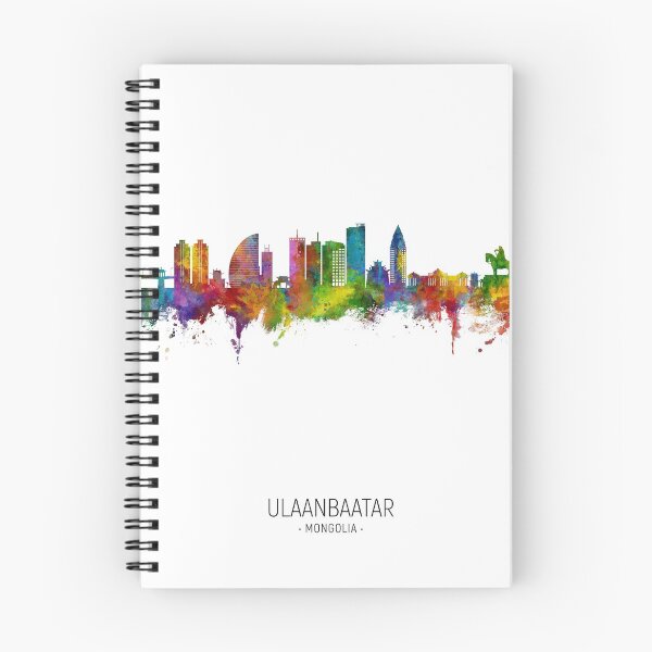Item preview, Ulaanbaatar Mongolia Skyline designed and sold by ArtPrints.