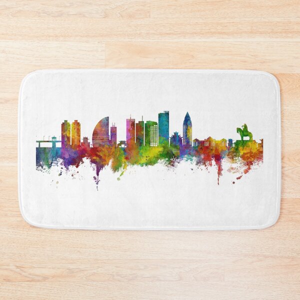 Item preview, Ulaanbaatar Mongolia Skyline designed and sold by ArtPrints.