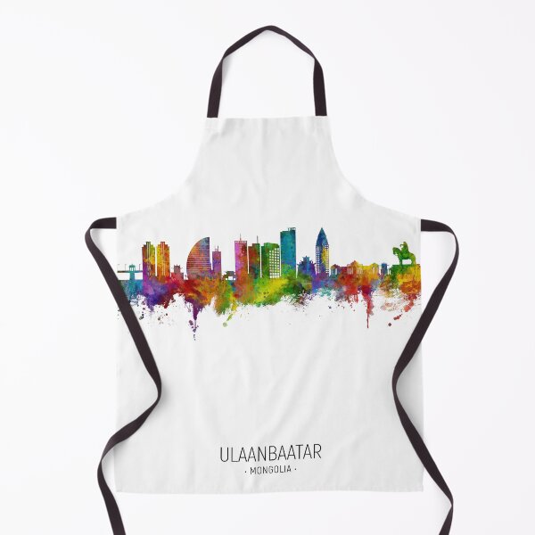 Item preview, Ulaanbaatar Mongolia Skyline designed and sold by ArtPrints.