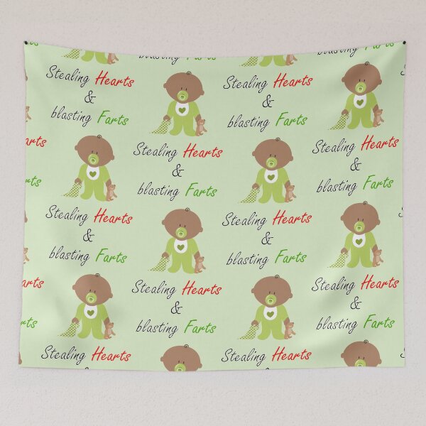 Item preview, Stealing hearts and blasting farts - funny baby design designed and sold by Deegital18.