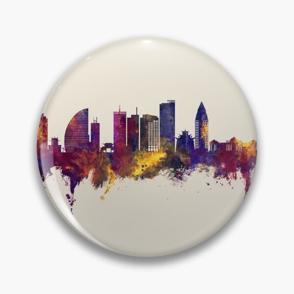 Item preview, Ulaanbaatar Mongolia Skyline designed and sold by ArtPrints.