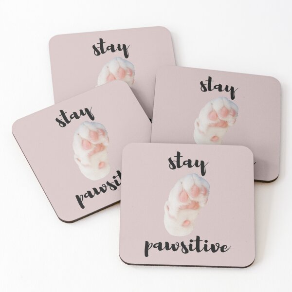 Item preview, Mia Cute Cat Kitten Stay Positive Paws designed and sold by MiaMioMeo.