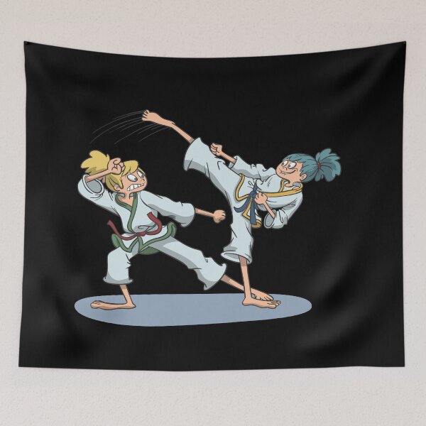 Item preview, Karate Kumite duel with kick designed and sold by Monkey Ful.
