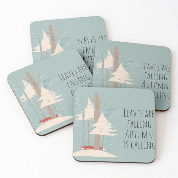 Item preview, Leaves are falling Autumn is calling (Autumn fox) designed and sold by Nesro34.