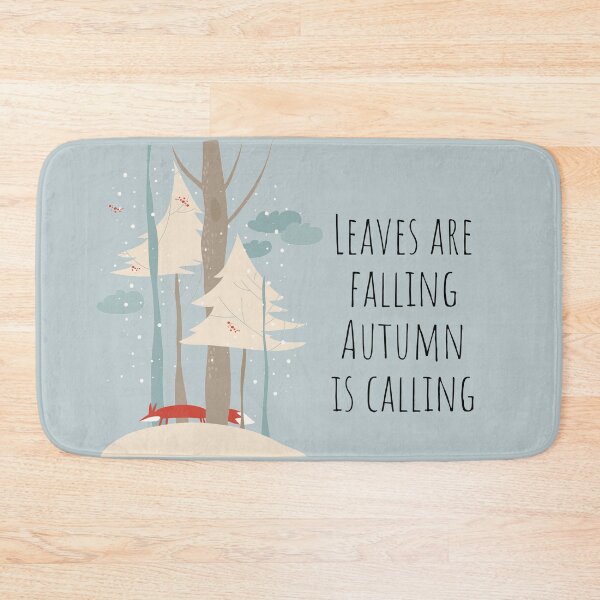 Item preview, Leaves are falling Autumn is calling (Autumn fox) designed and sold by Nesro34.