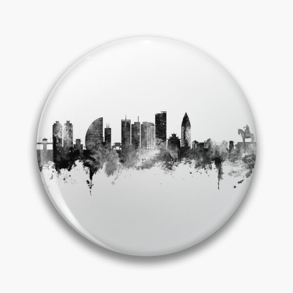 Item preview, Ulaanbaatar Mongolia Skyline designed and sold by ArtPrints.