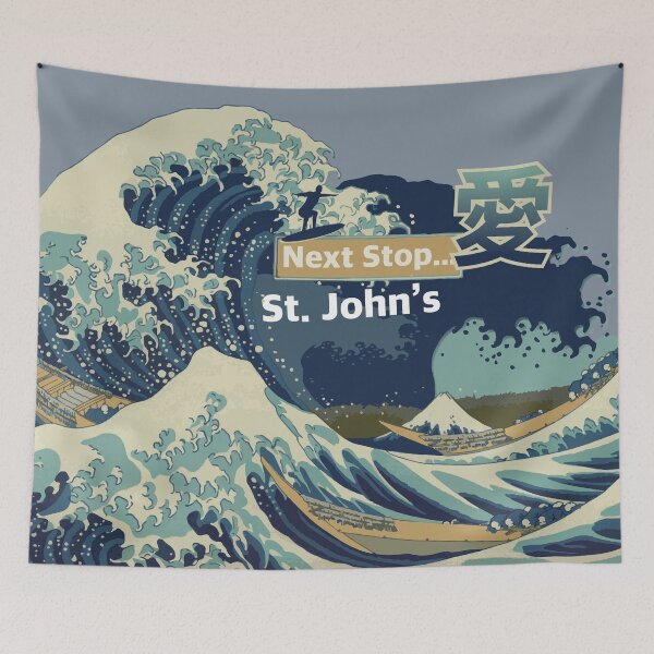 Item preview, St. John's, Antigua y Barbuda, la gran ola frente a Kanagawa designed and sold by Kelsorian.