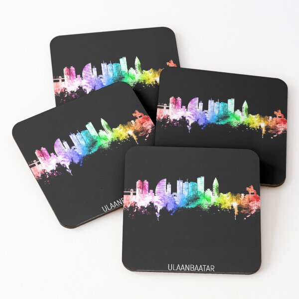 Item preview, Ulaanbaatar Mongolia Skyline designed and sold by ArtPrints.