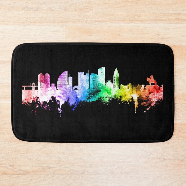 Item preview, Ulaanbaatar Mongolia Skyline designed and sold by ArtPrints.