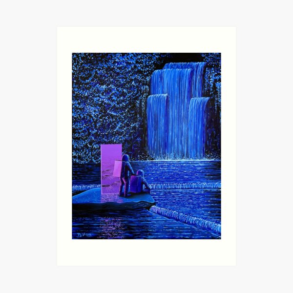 Return To Night Falls Art Print