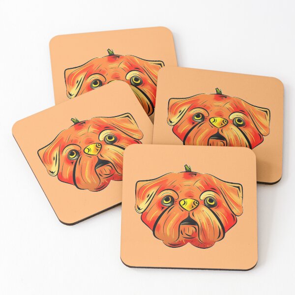 Item preview, halloween dog design pug jack o lantern designed and sold by thisislaz.