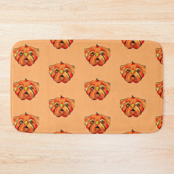 Item preview, halloween dog design pug jack o lantern designed and sold by thisislaz.