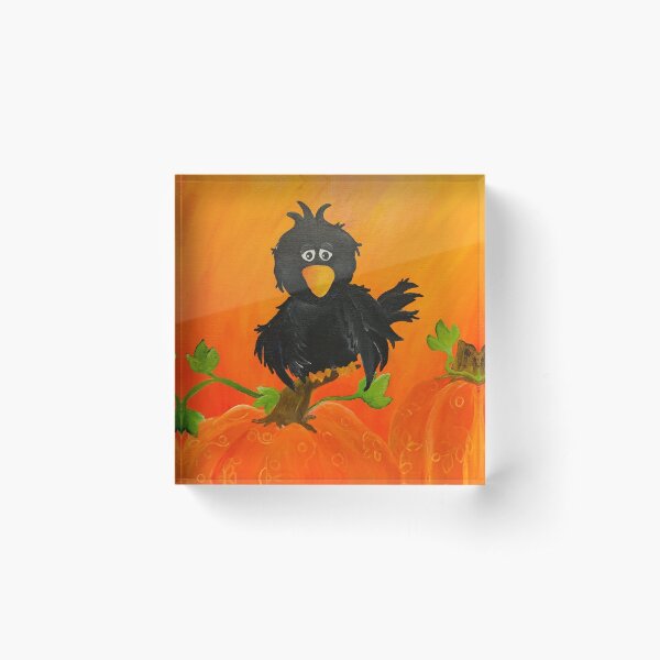 Punkin' Poe Acrylic Block