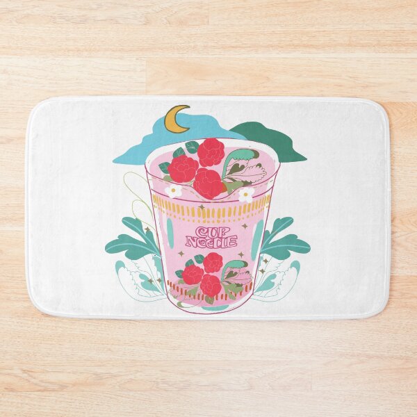 Item preview, Nissin Ramen Cup Noodle Peony Flowers Pop Art designed and sold by DearFawnStudio.