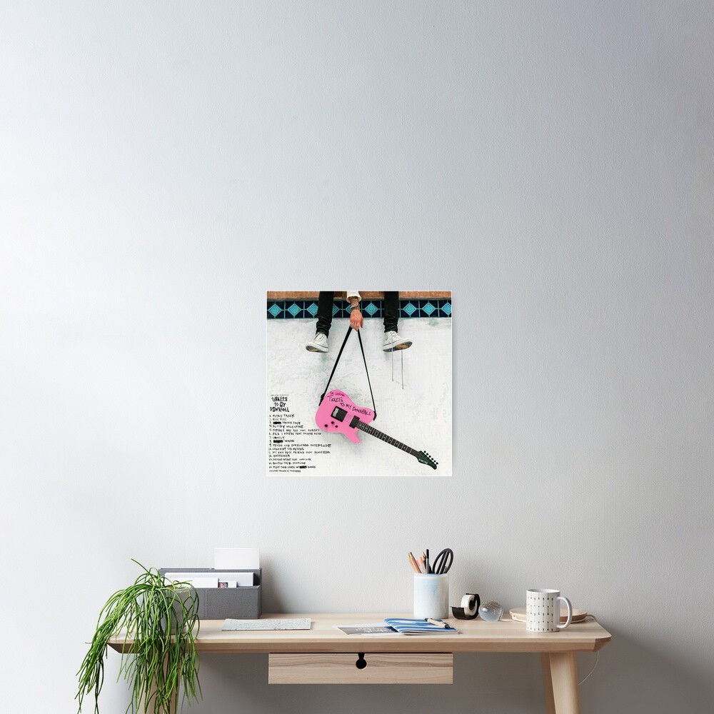 Guitar kellys pink Poster