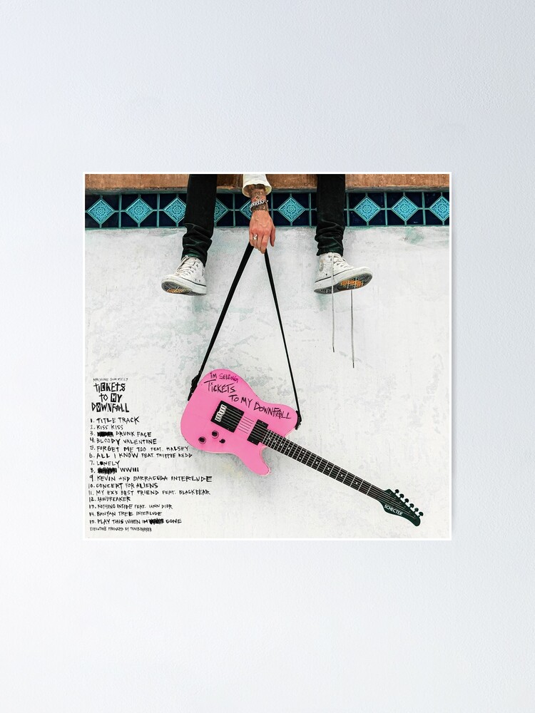 Alternate view of Guitar kellys pink Poster