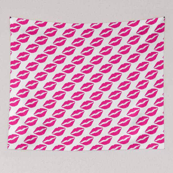 Item preview, Pink Lips Pattern Print designed and sold by ThingsByJoy.