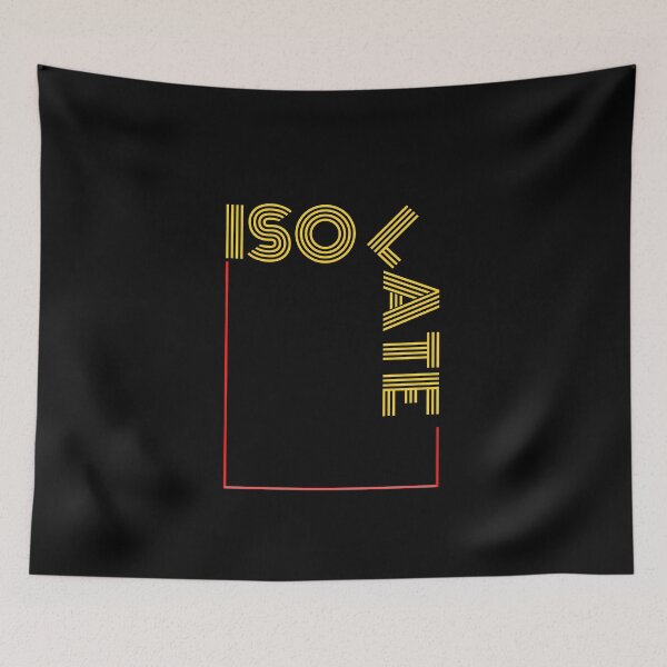 Item preview, Isolate Self Isolate Covid Covid19 StopTheSpread designed and sold by InitialModel.