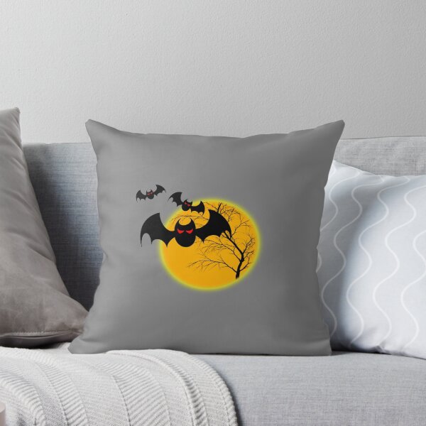 Item preview, Family of cute bats flying in front of the moon and a dead tree designed and sold by BV-creas.