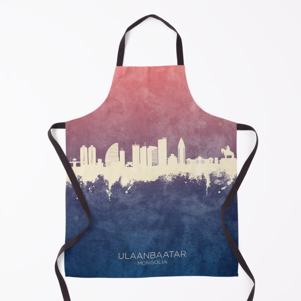 Item preview, Ulaanbaatar Mongolia Skyline designed and sold by ArtPrints.