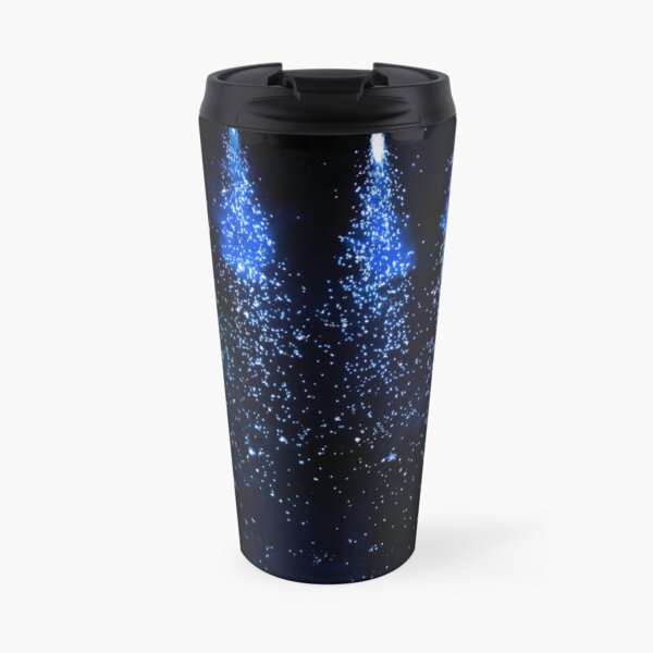 Sparkling blue theatre lights Travel Mug