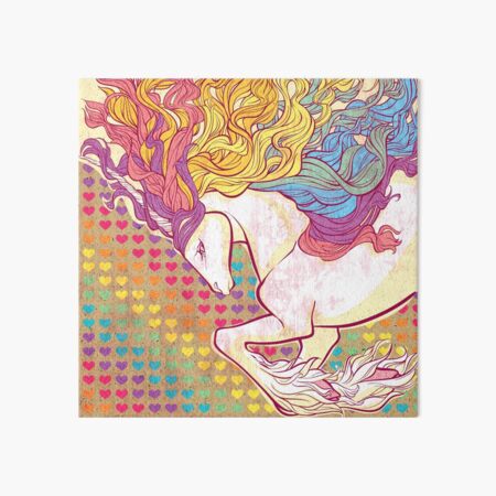 Item preview, Rampant Rainbow ~ Charging Unicorn designed and sold by Tamisery.