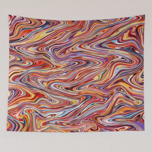 Item preview, Colorful Liquid Effect Marble Pattern designed and sold by Aysel's Designs.