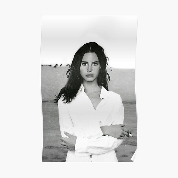 Beautiful Lana in White Shirt Poster