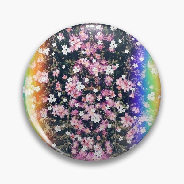Item preview, Pink Flowers and Rainbows designed and sold by MistyJoy.