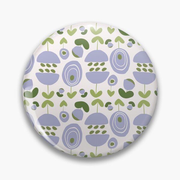 Item preview, Purple Retro Garden Pattern designed and sold by Ildiko Sipos.