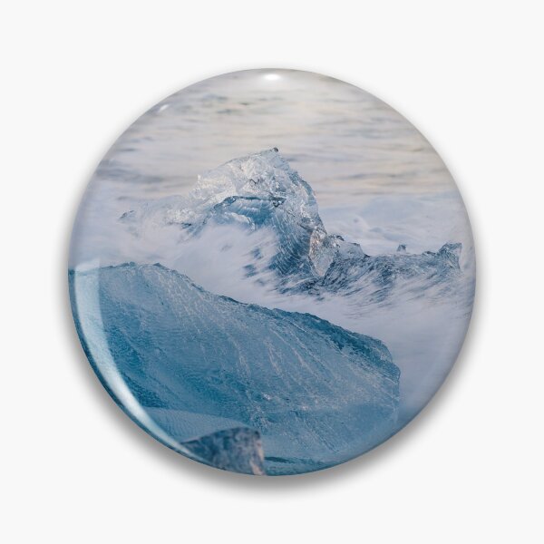Item preview, Ice Blue Ocean Diamond Beach designed and sold by BerryvineImage.