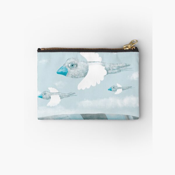 Item preview, Migrating birds in blue designed and sold by dariaikuznets.