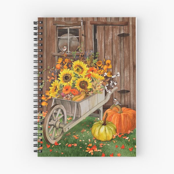 Item preview, Fall Wheelbarrow designed and sold by Lynnea Washburn.