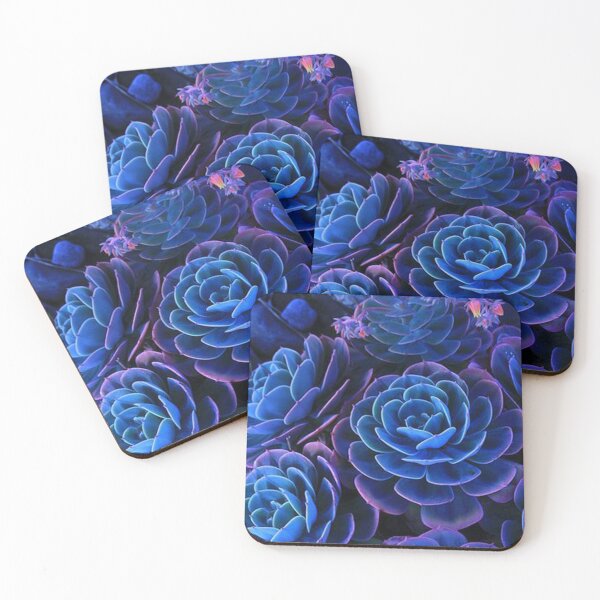 Item preview, Monotone Azul Succulents designed and sold by lotusbud.
