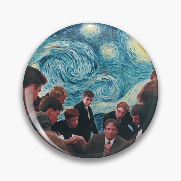 Item preview, Dead Poets Society Starry Night Poster designed and sold by Gothicrelics.