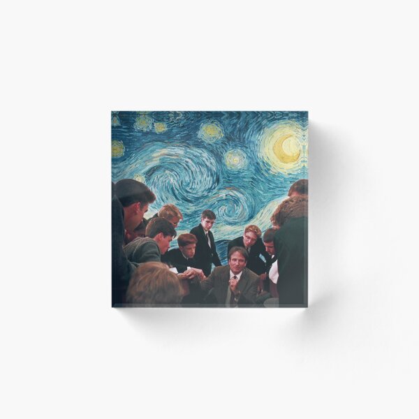 Item preview, Dead Poets Society Starry Night Poster designed and sold by Gothicrelics.