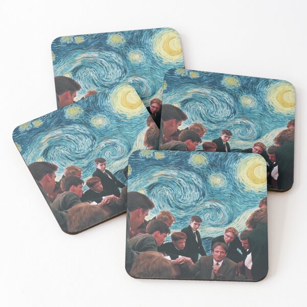 Item preview, Dead Poets Society Starry Night Poster designed and sold by Gothicrelics.
