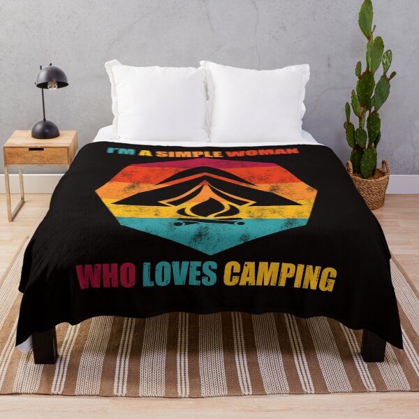 Item preview, Woman camping retro tents designed and sold by Imutobi.
