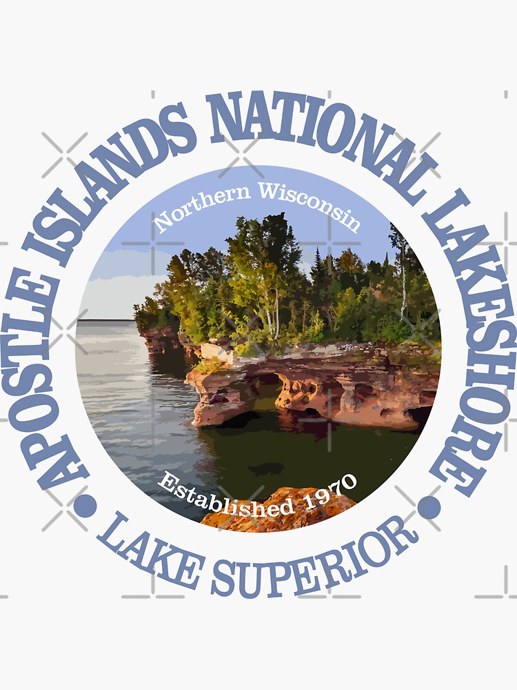 "Apostle Islands National Lakeshore (NP)" Sticker for Sale by