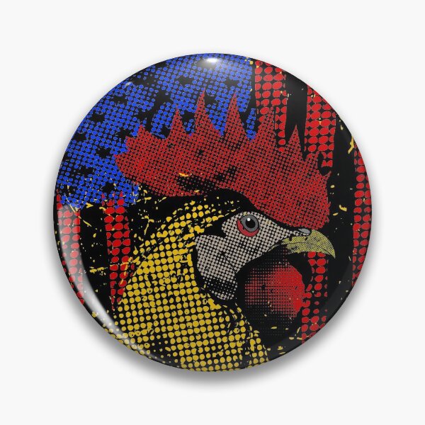Item preview, American Flag Rooster, Chicken Daddy Rooster Design, The Farm Boss Rooster. designed and sold by PolishDesigns.