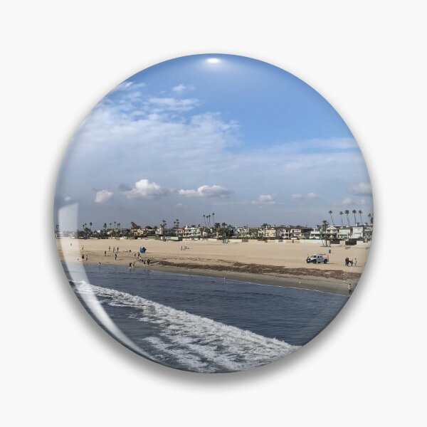 Item preview, Seal Beach from Pier designed and sold by carolinecourter.
