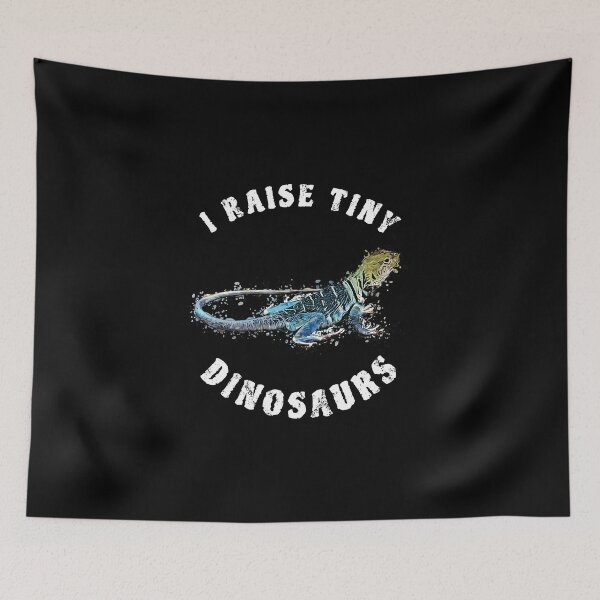 Item preview, I Raise Tiny Dinosaurs Crotaphytus Collaris Iguana designed and sold by StrongShirts.