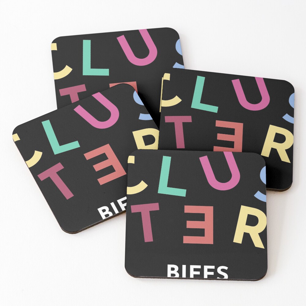 Item preview, Coasters (Set of 4) designed and sold by Clusterbiffs.