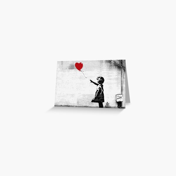 Banksy - Balloon Girl Greeting Card
