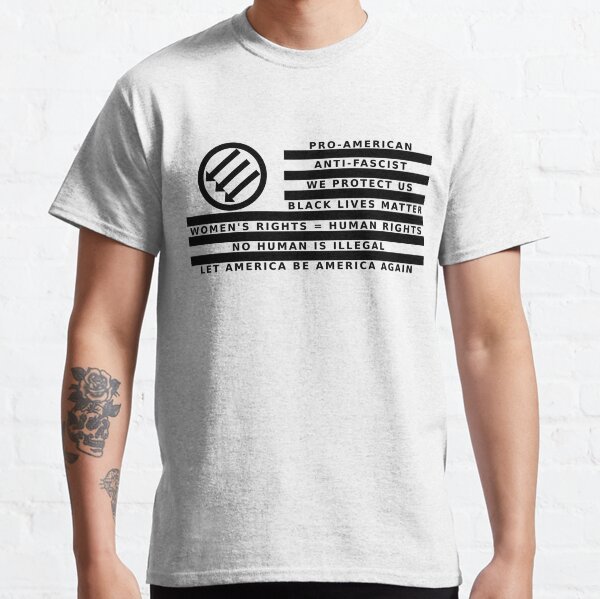 Resistance Is Patriotic, Flag for Light Backgrounds Classic T-Shirt