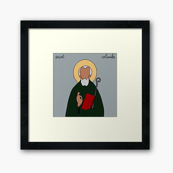 Saint Columba Framed Art Print