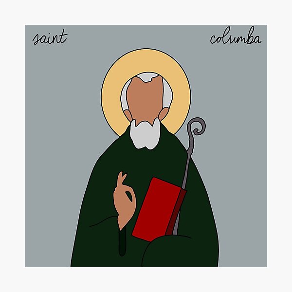 Item preview, Saint Columba designed and sold by KMumey Designs.
