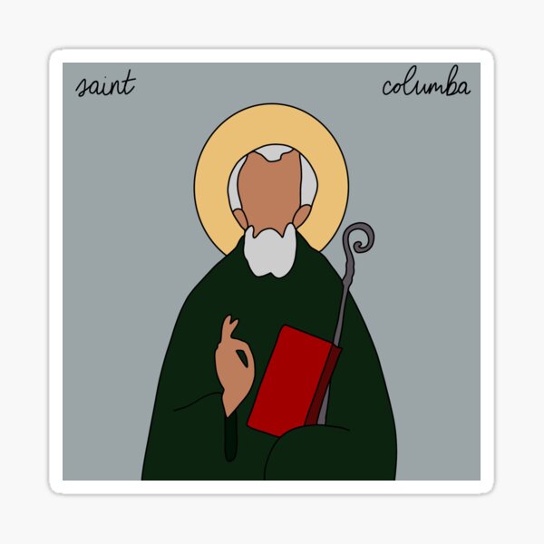 Saint Columba Sticker