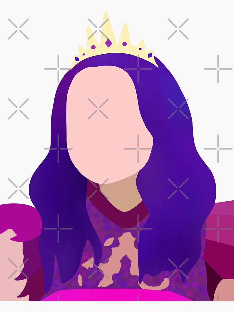 Imagen 3 de 3, Pegatina con la obra Descendientes mal, diseñada y vendida por camitrejo.